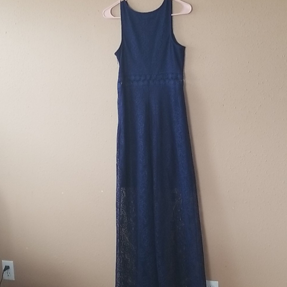 Navy lacy dress - Picture 2 of 6